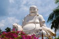 Statue of Buddha in Vinh Trang Pagoda in Vietnam.